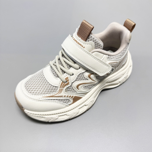 比迪童鞋男女童网面透气儿童双网鞋秋季软底轻便学生运动老爹鞋