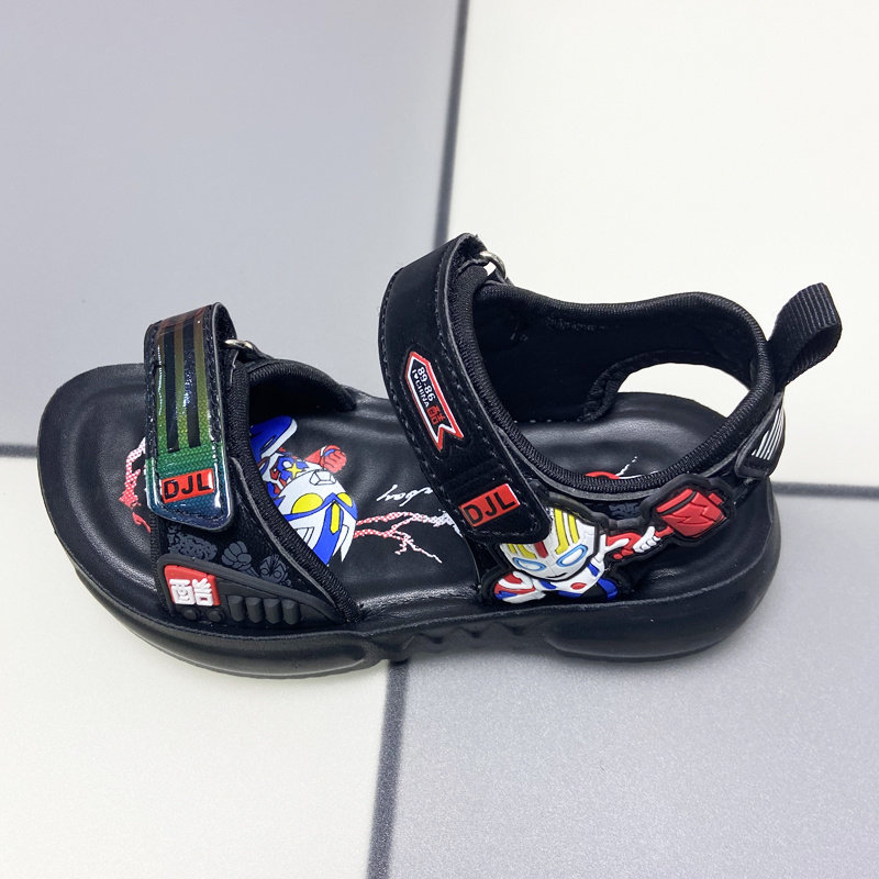 夏季软底防滑魔术贴户外沙滩鞋