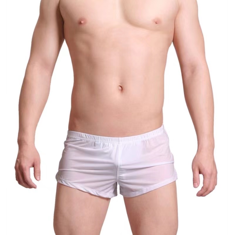 男士舒适丝滑冰丝阿罗裤家居睡裤