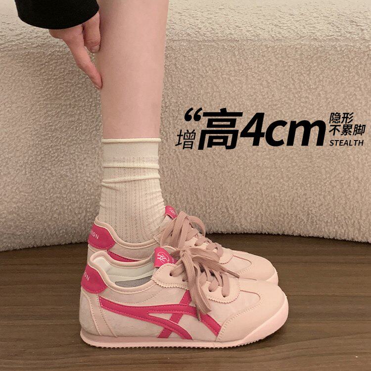 少女阿甘鞋女春秋运动休闲鞋百搭软底轻便舒适不磨脚复古德训鞋女