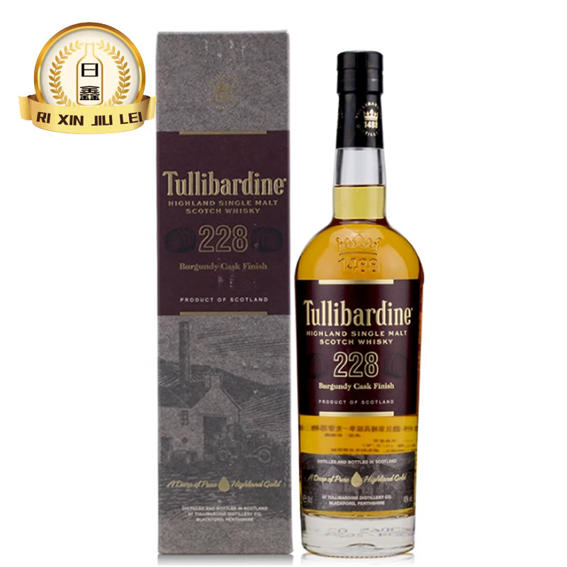 tullibardine 图里巴丁228勃艮第桶高原单一麦芽威士忌 英国洋酒
