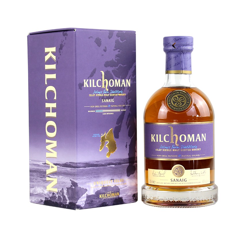 齐侯门塞纳滩单一纯麦威士忌kilchoman sanaig齐候门单一麦芽洋酒