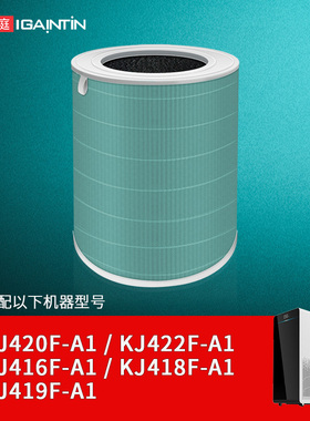 适配TCL空气净化器KJ420F-A1滤芯KJ419F 418F 416F 422F-A1过滤网