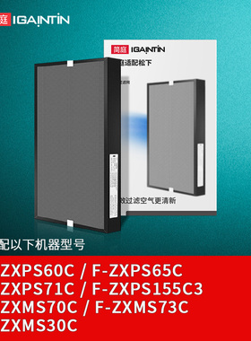 适配松下空气净化器滤网F-ZXMS73C/30C ZXPS60C/65C滤芯ZXPS155C3
