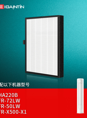 适配海信新风空调滤网DHA220B KFR-50LW/72LW/X500M-X1滤芯立式X5