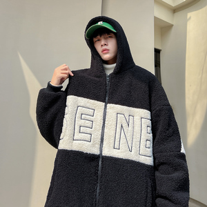 上衣加厚外套男棉衣羊羔毛棉服310B-2-C02-P125控158图片