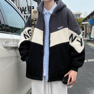 冬装加厚棉衣青少年上衣羊羔毛外套男士310B-2-C08-P125控价158图片