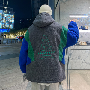 羊羔绒外套男上衣港风外套棉衣羊羔毛棉服310B-2-C03-P125控158图片