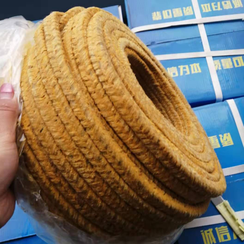 油浸棉纱盘根耐高温水泵旋转泵阀门搅拌机密封填料牛油油性盘根绳