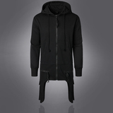 秋季男士机能风宽松外套暗黑系潮男连帽套头卫衣1812-Y428-P99，女装短外套，星座1812