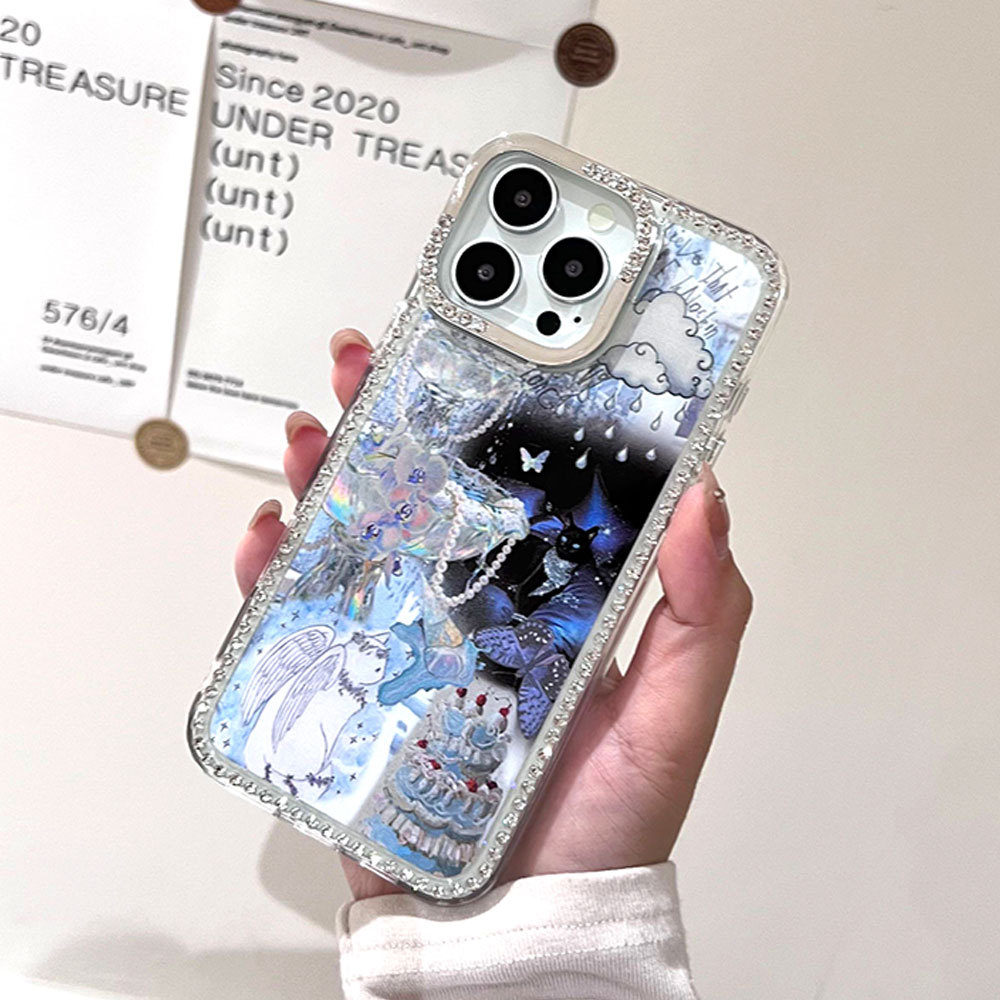 轻奢镶钻闪星星iPhone17手机壳