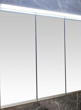 TOTO新款浴室镜柜LMFB090SLHWC/SWC三开门多功能伸缩储物化妆镜