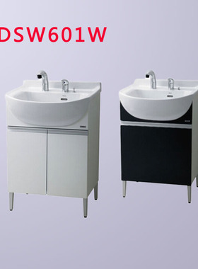 TOTO洁具 梳洗柜LDSW601W 浴室柜 陶瓷柜盆LDSW601K 白富美 卫浴