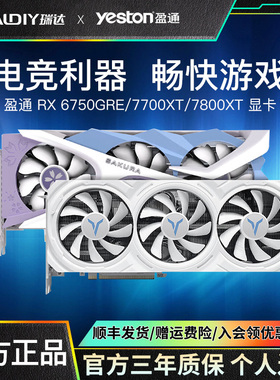 AMD盈通华硕技嘉RX 7700XT/9070GRE大地之神游戏显卡樱瞳花嫁水着