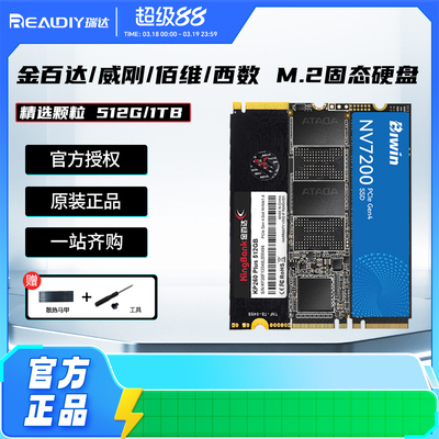 金百达西数三星M.2固态硬盘