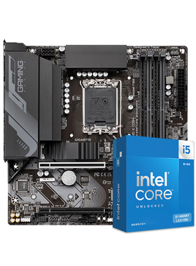 i5 14600KF/14600k/12600KF技嘉小雕B760M魔鹰Z790MCPU主板套装