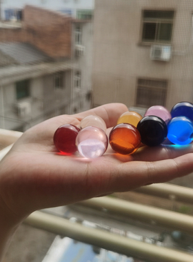 2cm水晶球透明玻璃弹球魔幻球 园艺鱼缸孩童玩耍玩具摄影道具摆件