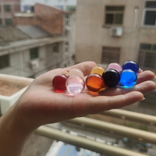 2cm水晶球透明玻璃弹球魔幻球 园艺鱼缸孩童玩耍玩具摄影道具摆件