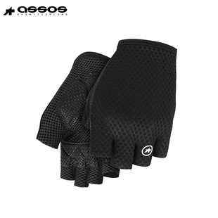 Assos阿索斯耐力男女同款夏季骑行长途减震短指手套半指手套