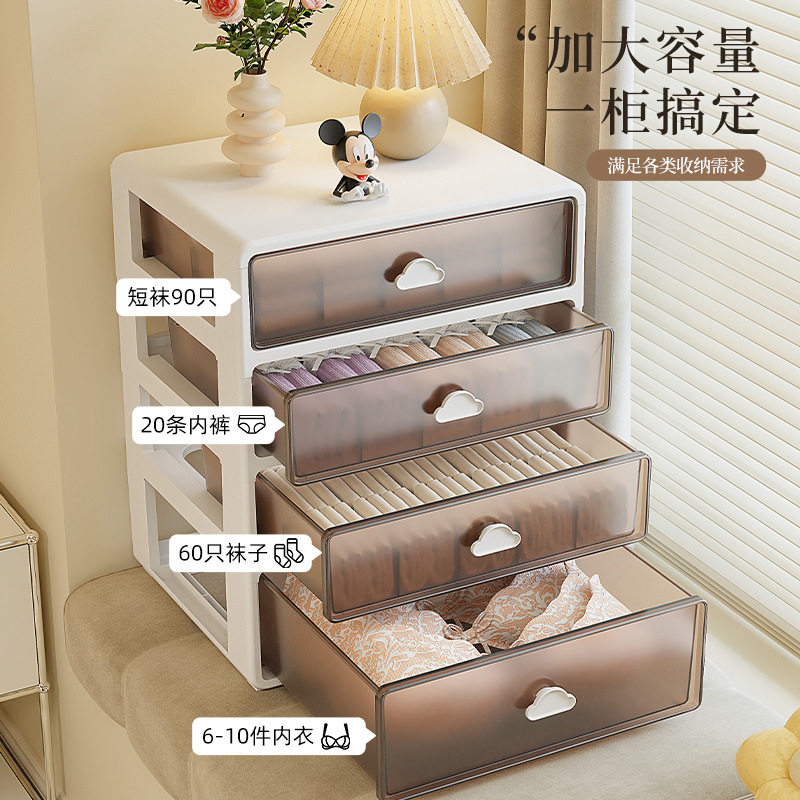 内衣内裤盒放袜子装贴身衣物专用箱文胸三合一收纳盒子内衣收纳盒,收纳整理,内衣收纳盒,淘宝优惠券,粉丝福利购,淘宝优惠卷