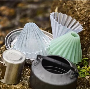 新款Origami Air国产树脂手冲滤杯V60蛋糕咖啡纸滴滤式过滤杯套装