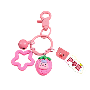 定制名字钥匙扣挂件亚克力钥匙链儿童学生小礼物双面书包姓名挂饰