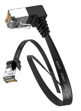 千兆6类扁平网线上下弯头90度