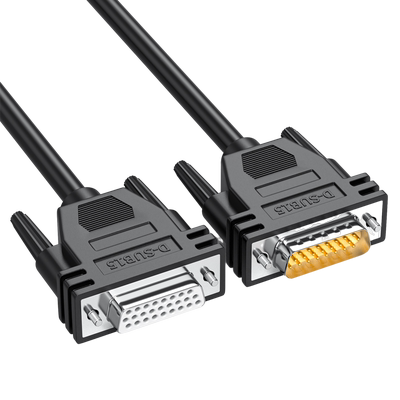 DB26连接线3排26芯数据线加长