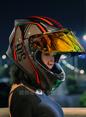 艾狮头盔3C国标男士女摩托车全盔灰冬季机车电动车蓝牙安全帽四季