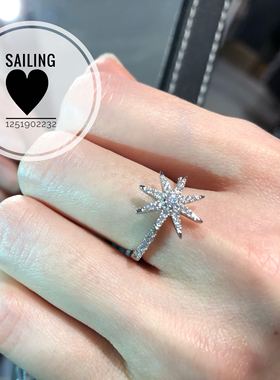 人工钻石戒指CARAT银镀金欧美