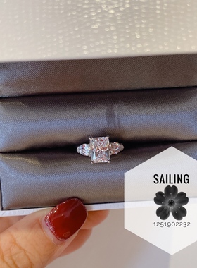 现货香港英国克拉白金钻石戒指