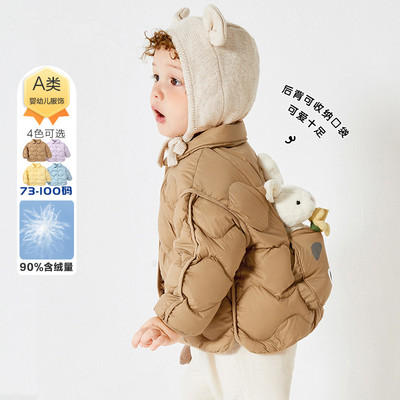 婴儿羽绒服男女童宝宝轻薄外套