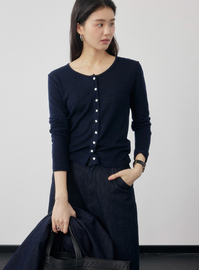 把云朵穿在身上 Acme Ground早春新款羊毛混纺蓬松柔软针织开衫女