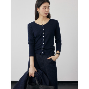 羊毛混纺蓬松柔软针织开衫 Ground早春新款 女 Acme 把云朵穿在身上