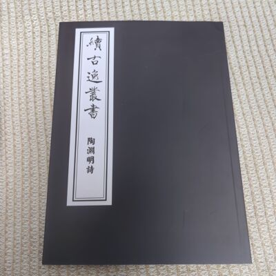 毛笔书法临摹字帖宋本陶渊明诗