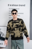 2026新款圆领毛衣男秋冬季加厚美式高街宽松提花针织衫-8820-P115，男装针织衫/毛衣，钱塘702