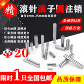 100 轴承钢圆柱销 滚针定位销子M20