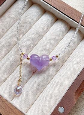 原创设计紫水晶屁桃少女