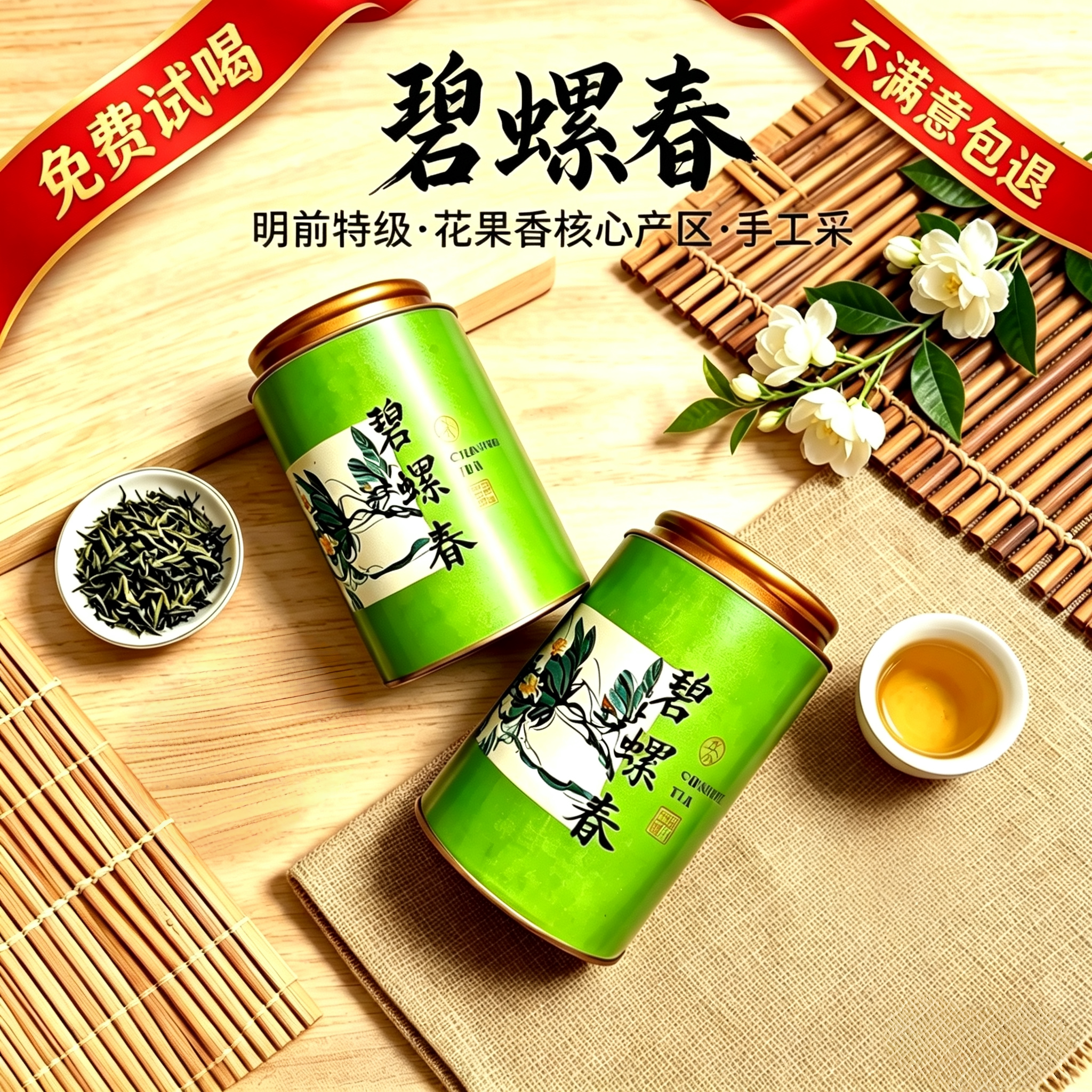 2026明前碧螺春花果鲜香新茶绿茶