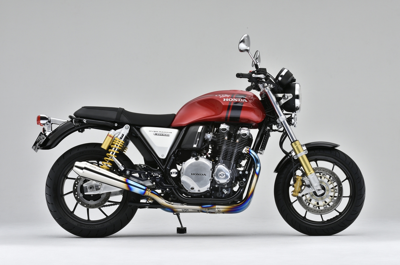 日本 over racing 适用honda本田 cb1100rs 钛合金全段排气管