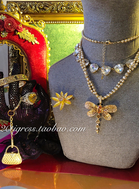 复古闪钻手镯珍珠项链双十一特价