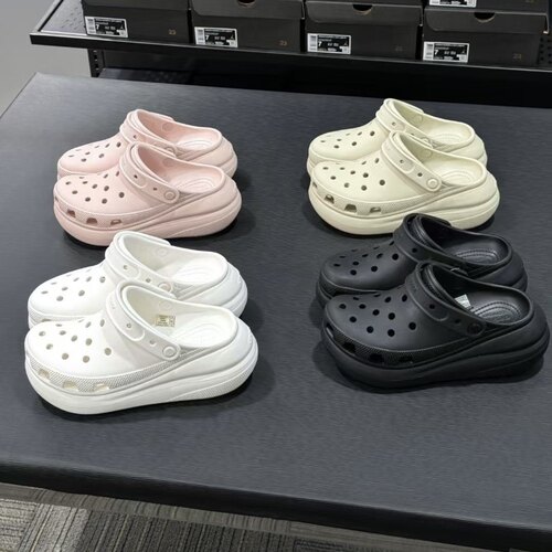 Crocs/卡骆驰经典泡芙男女凉拖鞋