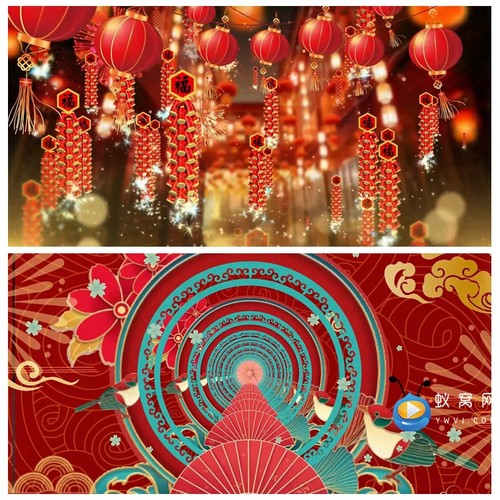 S5330《红红的绣花鞋》喜庆 晚会 舞美演出LED大屏背景 视频素材