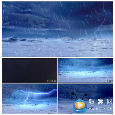 S2992 风雨同舟 伴奏  歌曲MV爱党爱国背景 大屏舞美背景视频素材