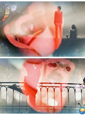 S1933 爱是你我 歌曲MV 配乐成品 晚会LED节目 视频素材制作