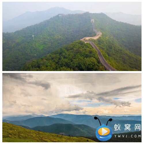 S4134 江山飞歌 红歌歌曲MV爱党爱国大屏LED舞蹈舞美背景视频素材