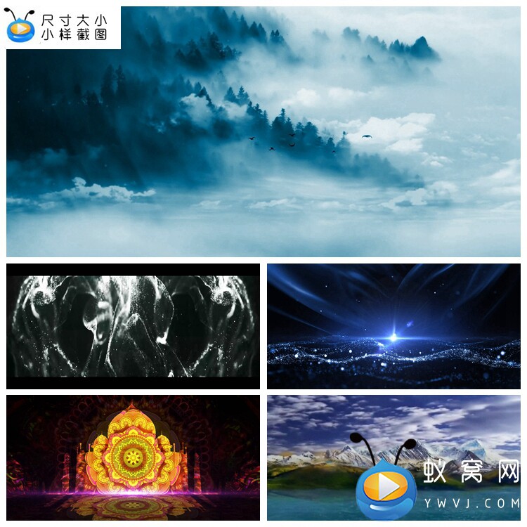 S5219 热门舞蹈串烧（ 现代舞 古典舞 蒙古舞）LED大屏 视频素材