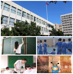 S4069爱岗敬业比奉献  潜心育人做模范 师德师风演讲朗诵视频素材