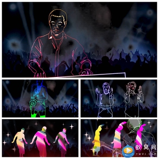 S2089 BEYOND不再犹豫 歌曲MV DJ成品LED视频素材