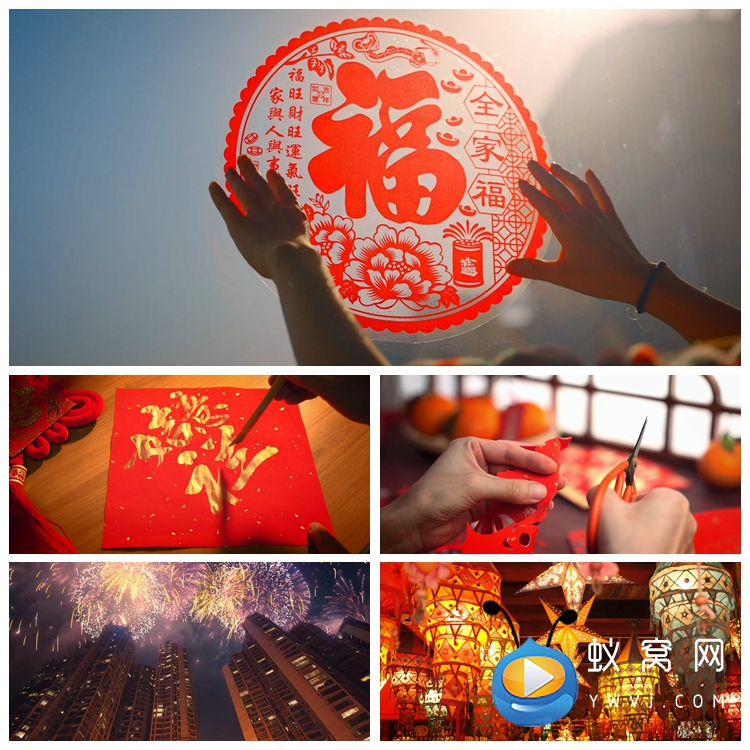 S5588《春节序曲》 年味 年俗实拍 视频素材